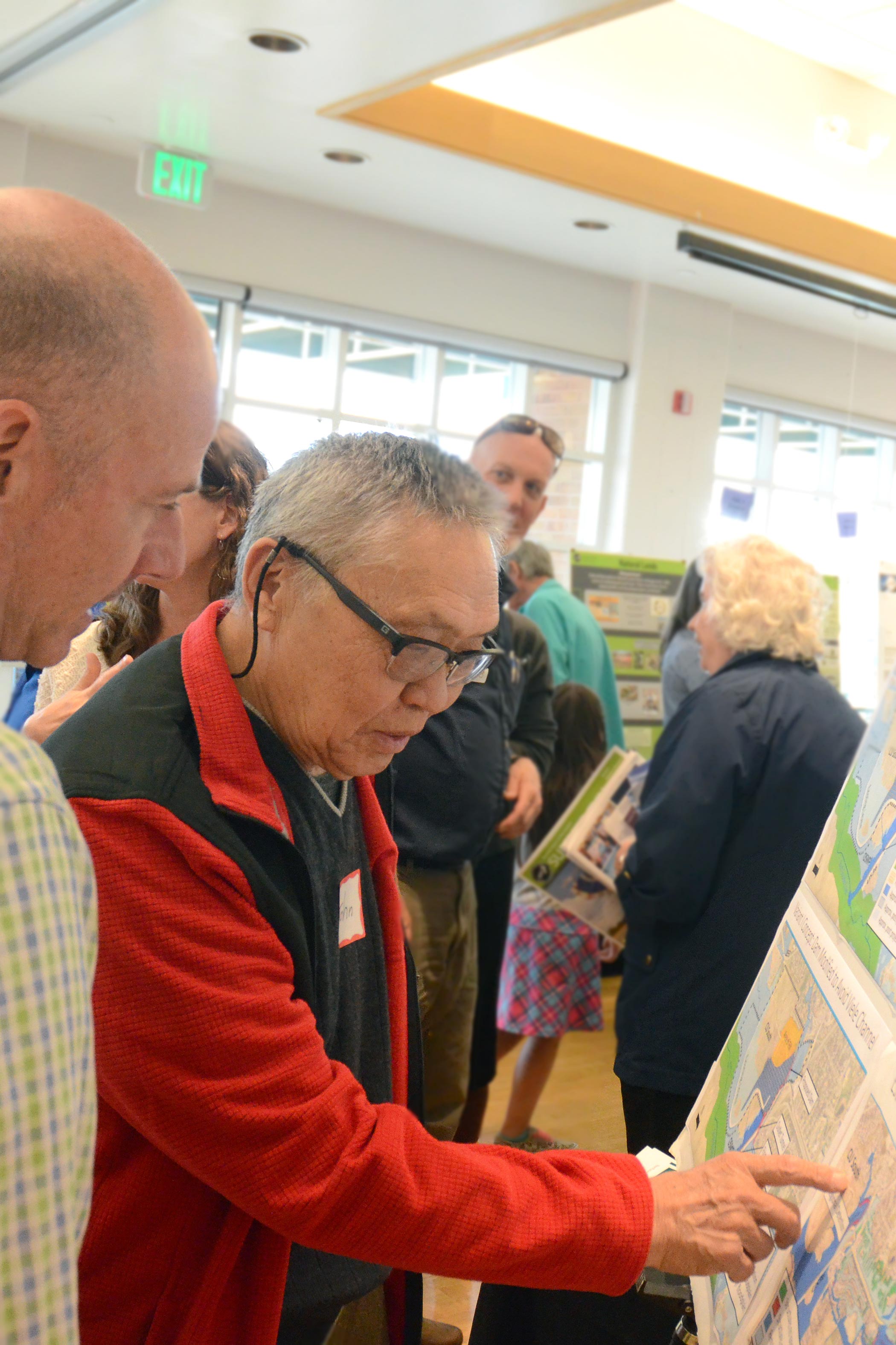 Gathering public input at a large city event