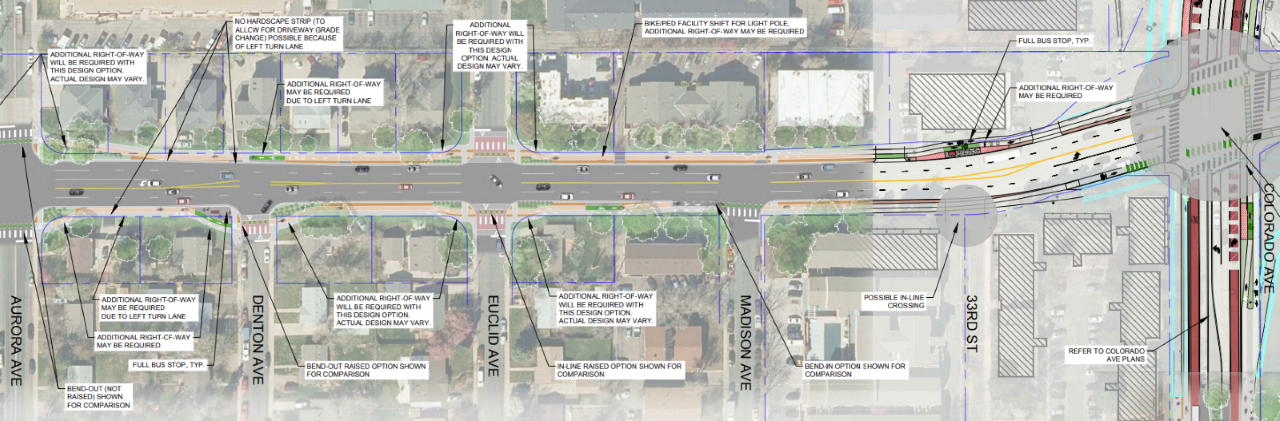 A graphic of 30th Street Multimodal Improvements