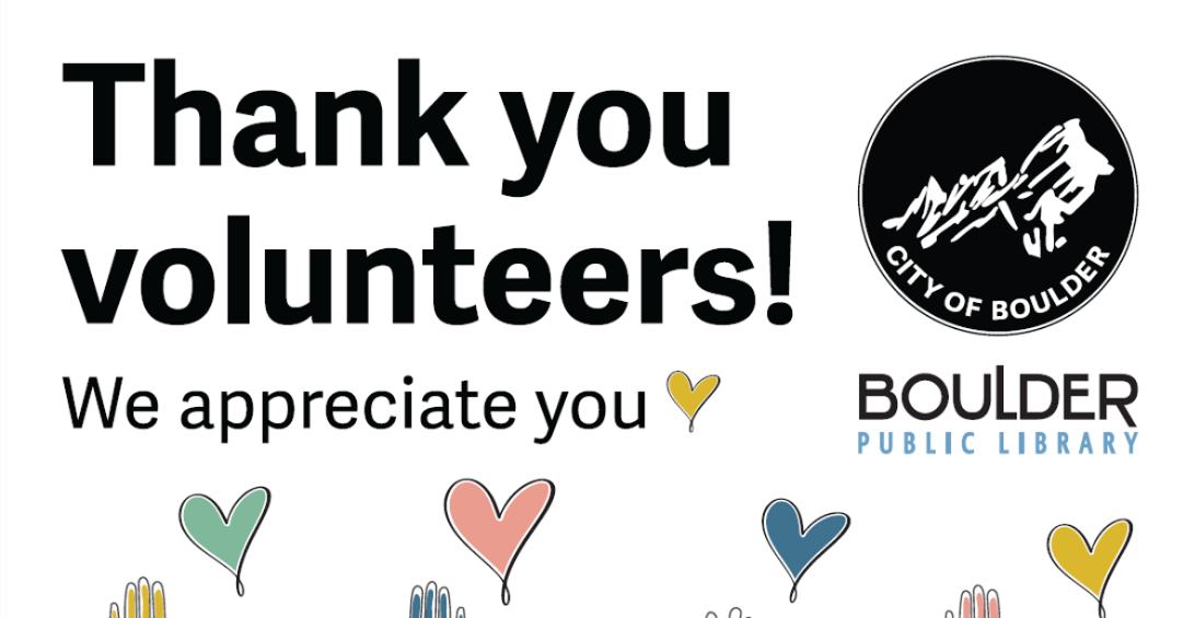 Thank you volunteers! We appreciate you!