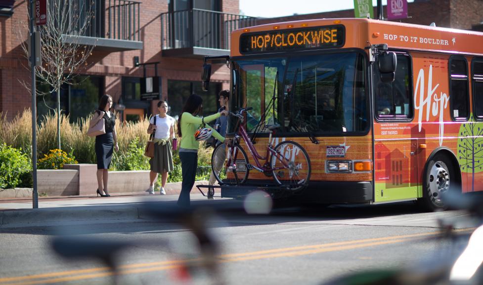 Boulder HOP bus bike-n-ride