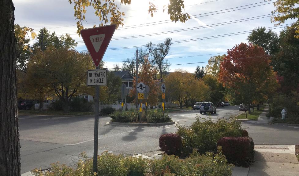 Mapleton traffic circle