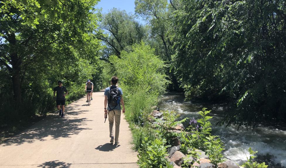 Boulder creek path