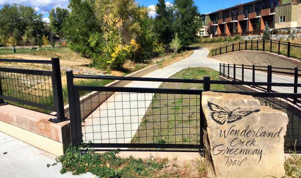 Wonderland Creek sign