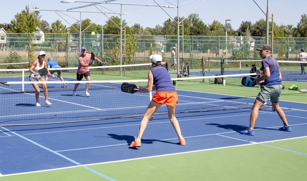 Outdoor pickleball