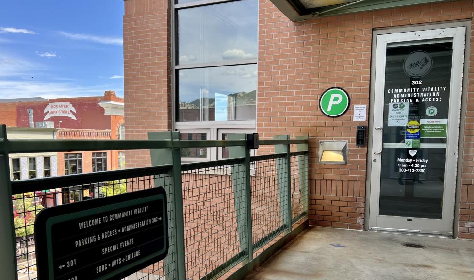 Community Vitality Department entrance