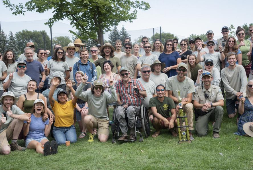 City staff at an employee appreciation event