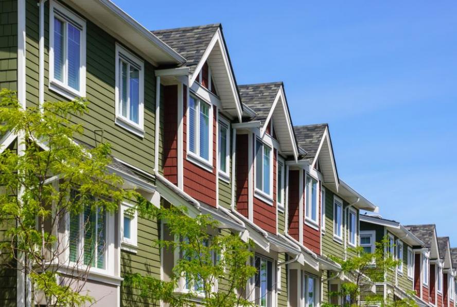 Row of town houses