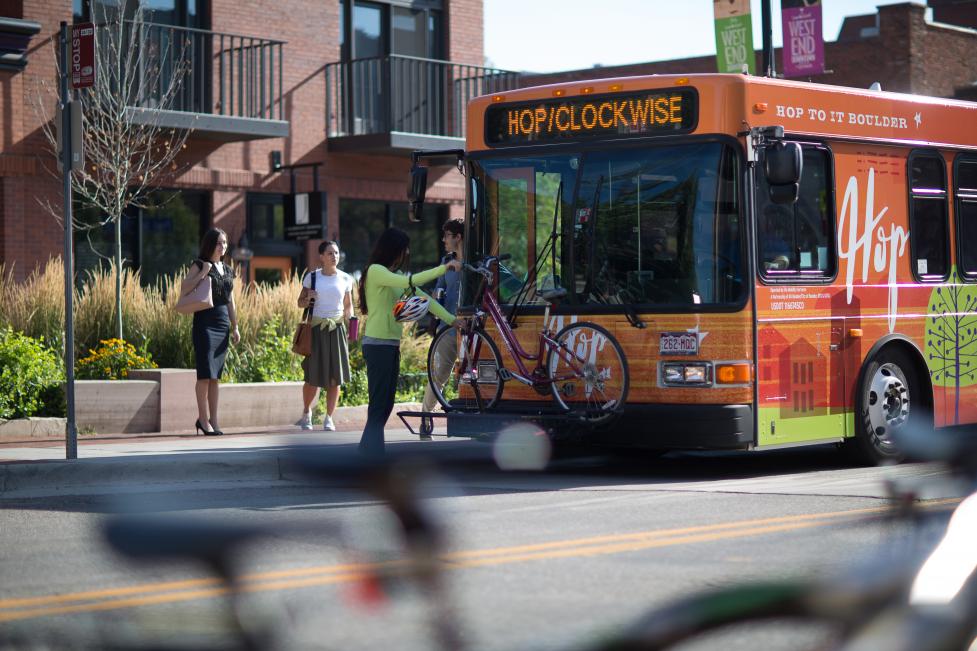 Boulder HOP bus bike-n-ride