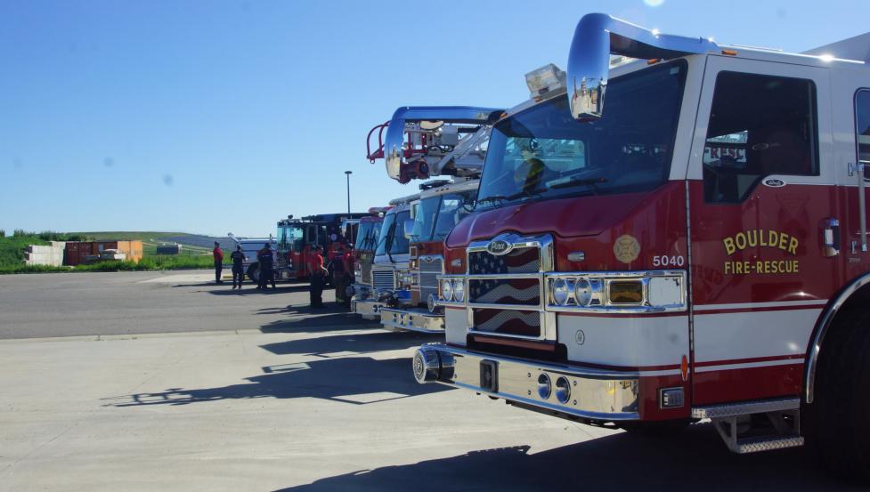 Boulder fire trucks