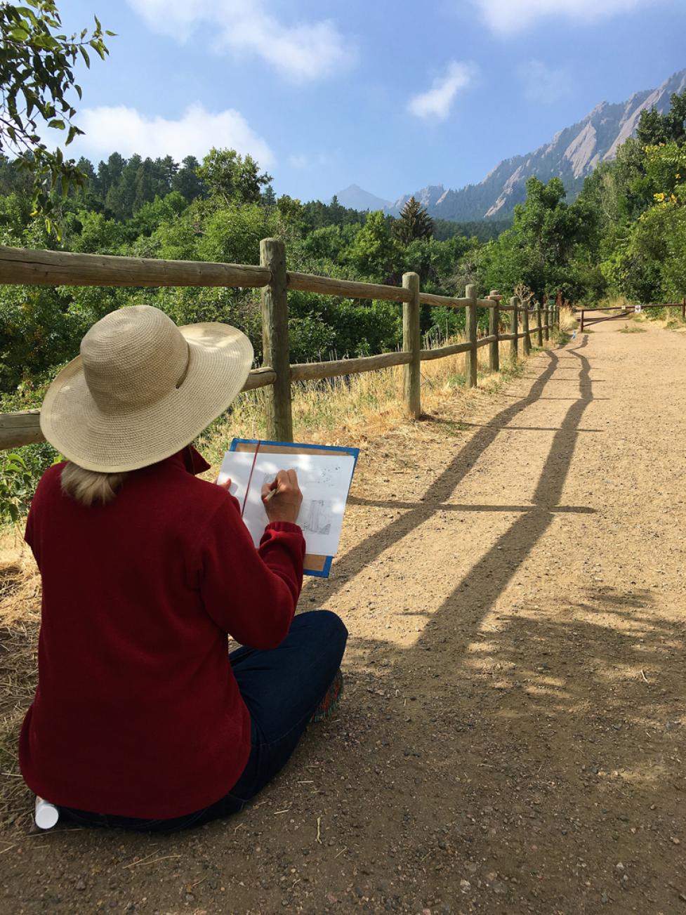 Woman in OSMP and the Arts Program