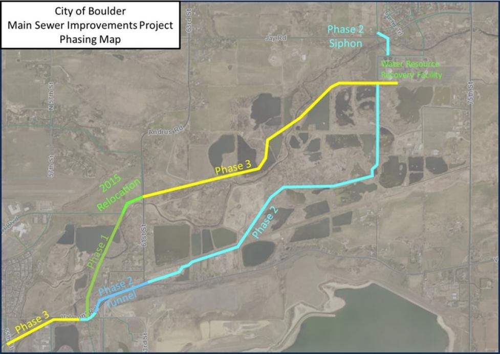 Main Sewer Improvement Project Phasing Map