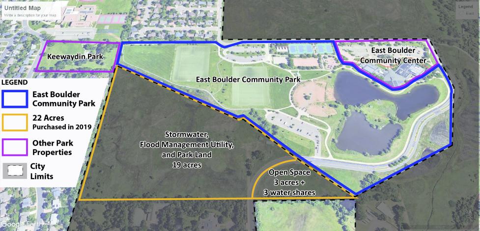 Aerial map of the project location and boundaries.