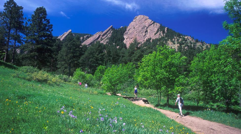 Chautauqua Trail in spring