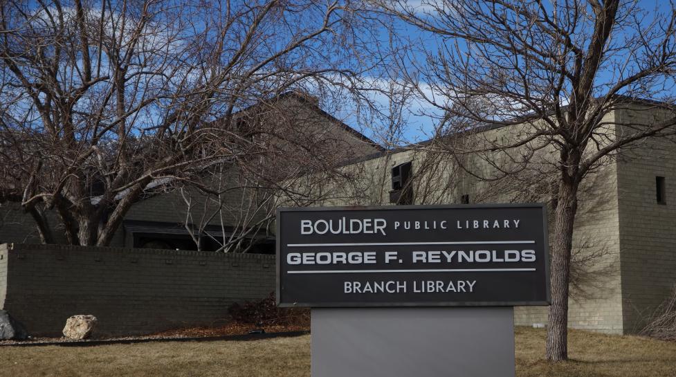 Front of George Reynolds Library