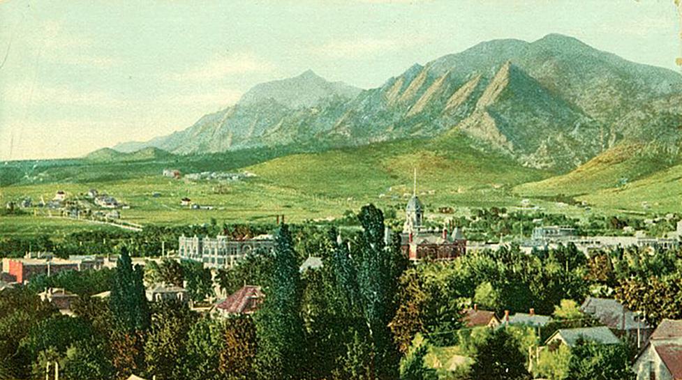 Colorized photo of Boulder 1902