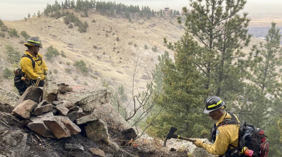 OSMP staff help fight the recent NCAR Fire