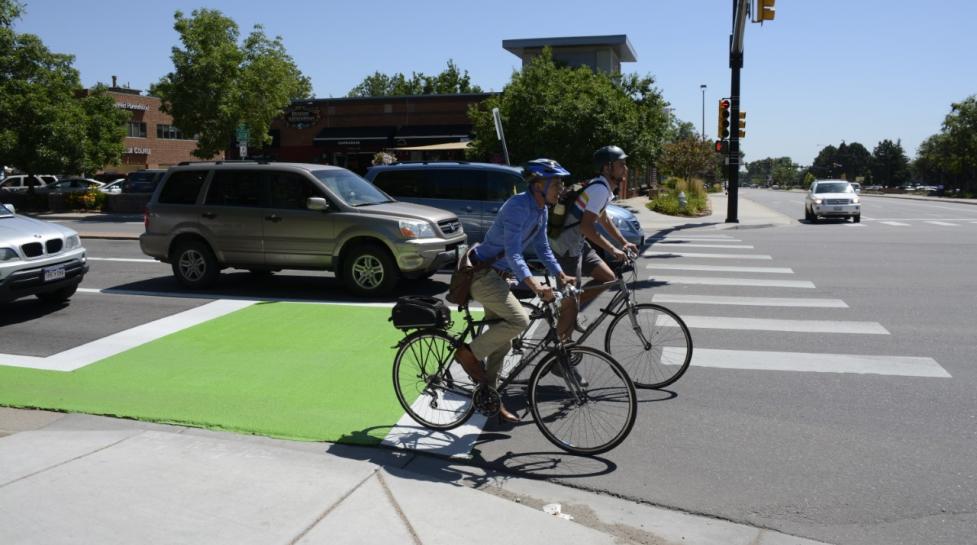 bikes at intersection