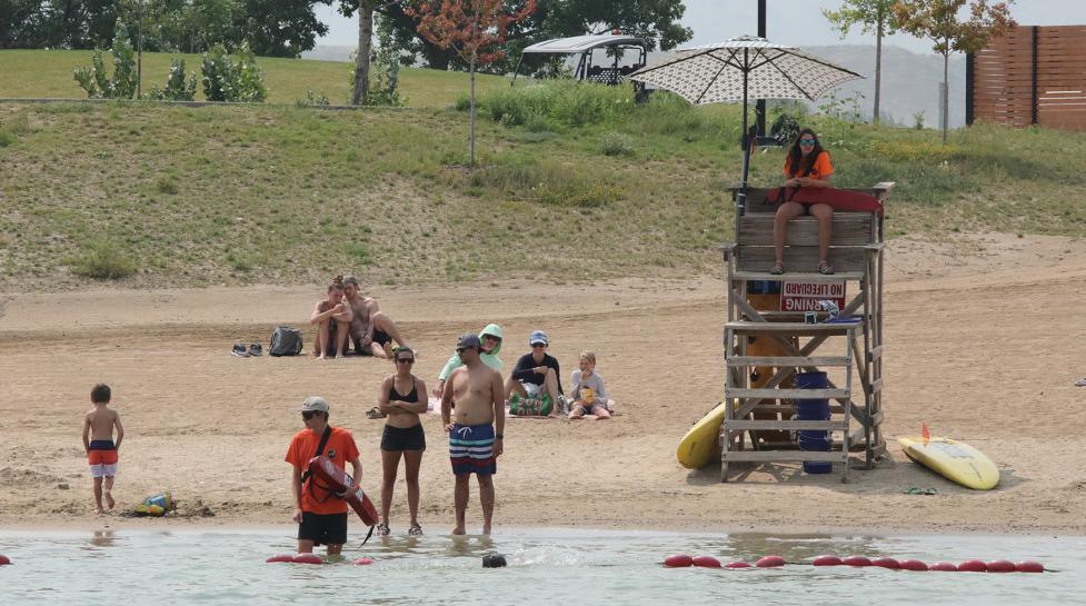 Boulder Reservoir swim area