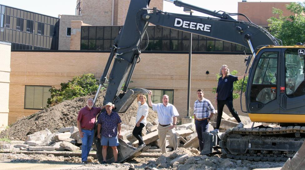 City Council at Boulder Community Health Hospital Deconstruction