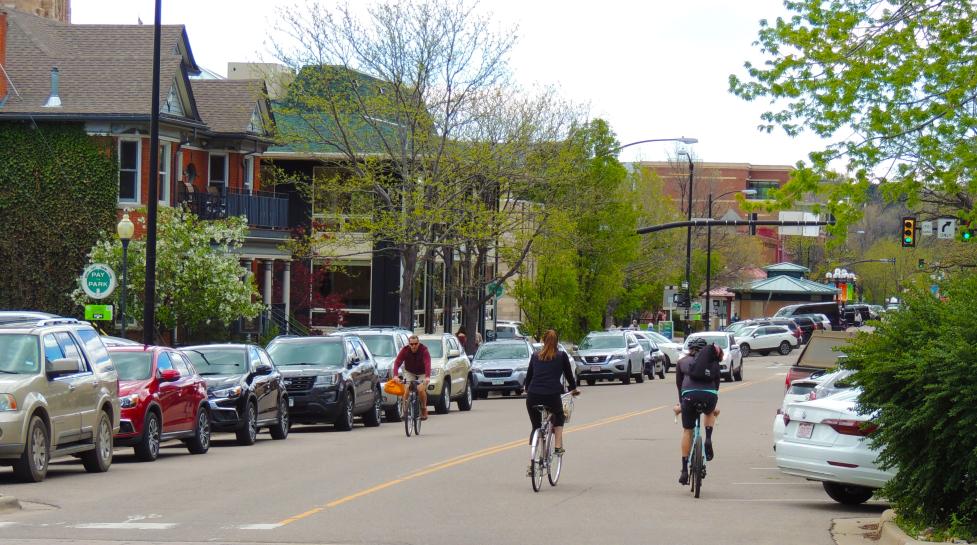 Street parking and cyclists 