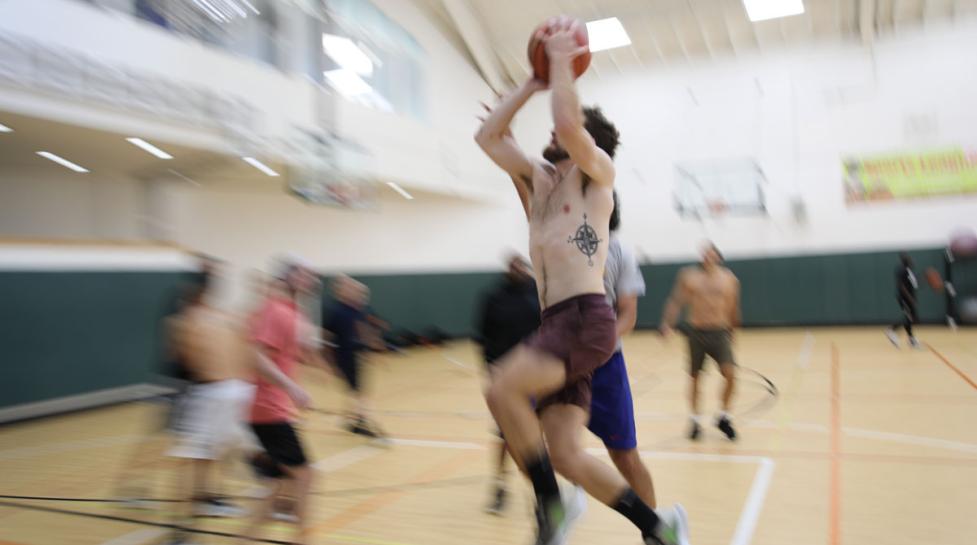 Drop-in basketball at SBRC