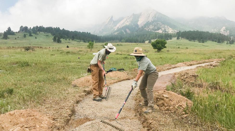 Trail Work on Open Space