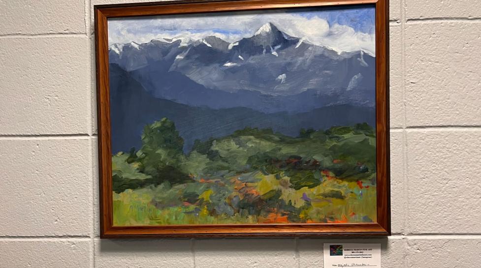 artwork in East Boulder Community Center's lobby