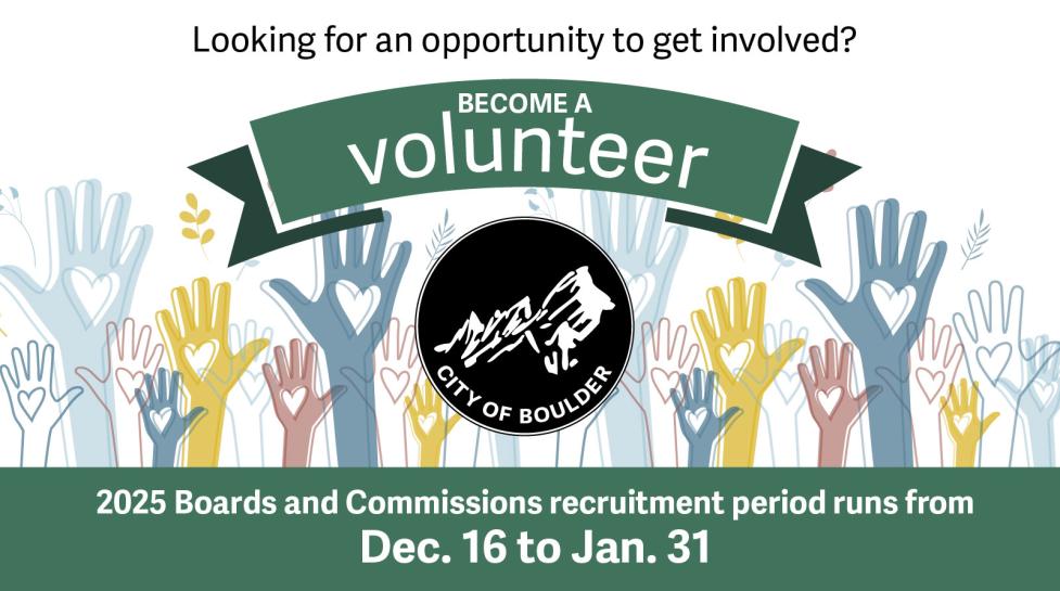 Become a volunteer: 2025 Board and Commissions recruitment period runs from Dec. 15 to Jan. 31