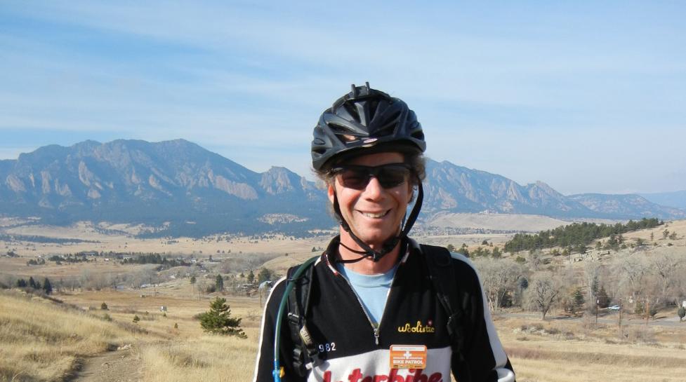 Mitch Smith, a boulder mountain bike patrol volunteer taken in 2010