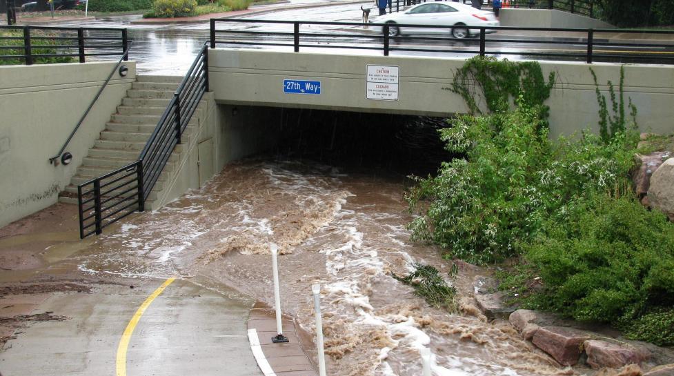 Boulder's flood risk