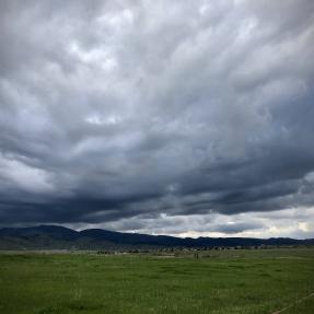 Cloudy Skies above Eagle Trail