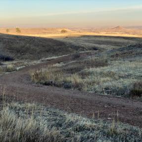 Looking east from Joder Ranch Trail