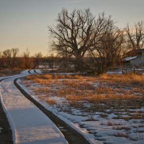 White Rocks Trail in winter