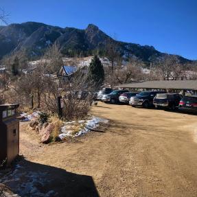 Enchanted Mesa Trailhead lot