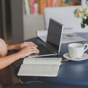 Person at laptop