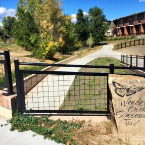 Wonderland Creek sign