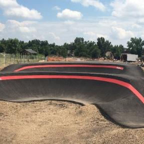 Valmont City Park's new bike pump track