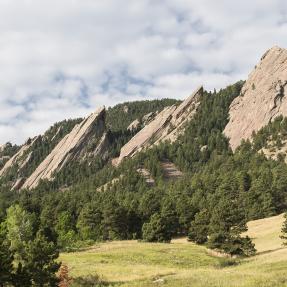 Picture of the Boulder Flatirons