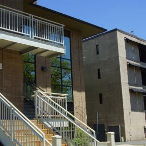 Front of New Britain Building at 1101 Arapahoe Avenue