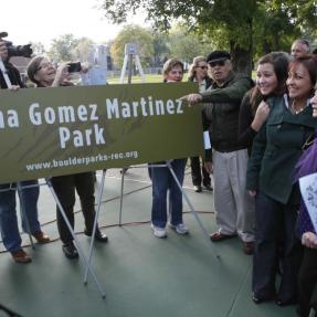 Emma Gomez Martinez park renaming