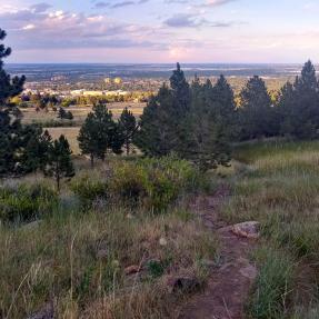 View from NCAR Table Mesa Trail