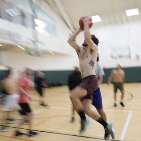 Drop-in basketball at SBRC