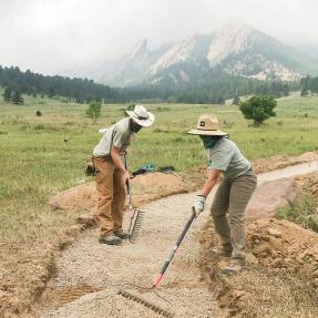 Trail Work on Open Space