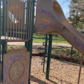 North Boulder Park grafitti