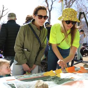 City staff talk with community at Civic Area project open house