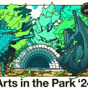 Arts in the Park 2024 poster