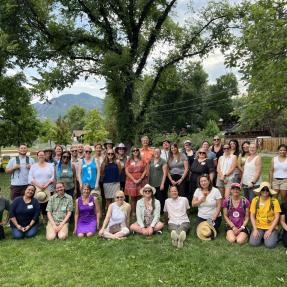 Group photo of HHS staff from the 2022 All Staff Retreat